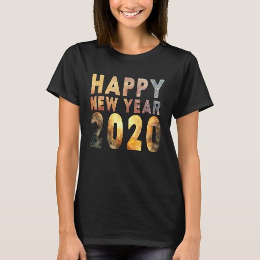 Happy New Year 2020 T-Shirt (Vorderseite)