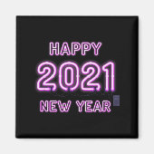 Happy New Year 2021 New Years Eve 2020 Party Suppl Magnet (Vorne)