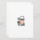 Happy New Year 2022 Einladung (Vorne/Hinten)