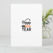 Happy New Year 2022 Einladung (Stehend Vorderseite)