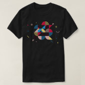Happy New Year 2022 Modern Geometric Design 2 T-Shirt (Design vorne)