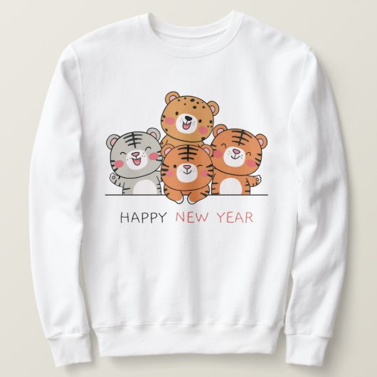 Happy New Year 2022 Sweatshirt (Design vorne)