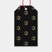 Happy New Year 2023 Chic Script Black and Gold Geschenkanhänger (Rückseite)