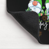 Happy New Year 2023 Gnomes Irish Patrick Day Famil Mousepad (Ecke)