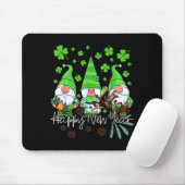 Happy New Year 2023 Gnomes Irish Patrick Day Famil Mousepad (Mit Mouse)