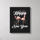 Happy New Year 2023 Outfit for Flamingo Lover New Leinwanddruck (Vorderseite)