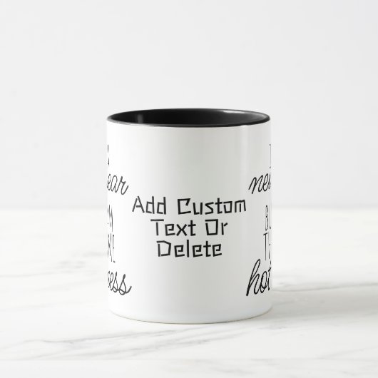 Happy New year 2024 Script New year Party Tasse (Zentrum)