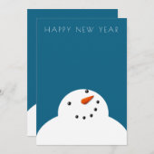 Happy New Year 2025 Cards Feiertagskarte (Vorne/Hinten)