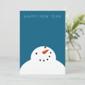 Happy New Year 2025 Cards Feiertagskarte (Stehend Vorderseite)