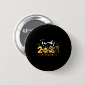 Happy New Year 2025 New Year's Eve Party Countdown Button (Vorne & Hinten)
