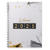 Happy New Year 2025 Notebook Notizblock (Vorderseite)