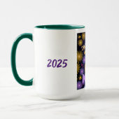 Happy New Year 2025 Würstchen Dog Kaffee Tasse (Links)