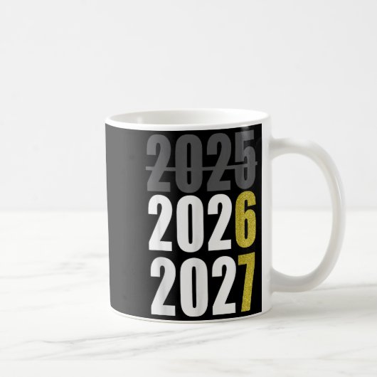 Happy New Year 2026 2027 67 Meme Six Seven Kids Me Kaffeetasse (Rechts)