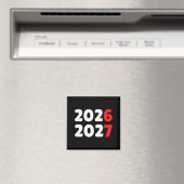 Happy New Year 2026 2027 Funny Six Seven 67 Meme C Magnet (In Situ (Geschirrspüler))