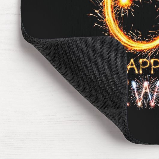 Happy New Year 2026 67th Bday Fireworks Number 67  Mousepad (Ecke)