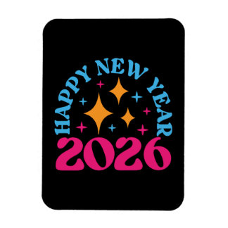 Happy New Year 2026-73950 Magnet