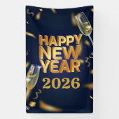 Happy New Year 2026 Banner (Vertikal)
