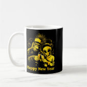 Happy New Year 2026 Bigfoot Alien Lovers New Years Kaffeetasse (Links)
