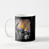 Happy New Year 2026 Bigfoot Alien Lovers New Years Kaffeetasse (Links)