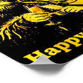 Happy New Year 2026 Bigfoot Alien Lovers New Years Poster (Ecke)