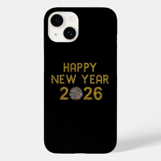 Happy New Year 2026 Case-Mate iPhone Hülle (Rückseite)
