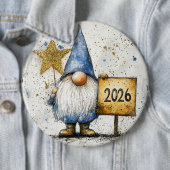 Happy New Year, 2026, Celebration Button (Beispiel)