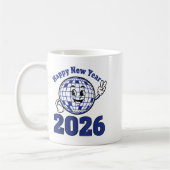 Happy New Year 2026 Celebration Design  Kaffeetasse (Links)