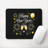 Happy New Year 2026 Celebration Design With Champa Mousepad (Mit Mouse)