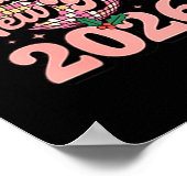 Happy New Year 2026 Celebration For Party Lovers  Poster (Ecke)