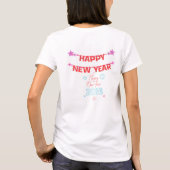 “Happy New Year 2026 Celebration” T-Shirt (Rückseite)