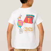 “Happy New Year 2026 Celebration” T-Shirt (Rückseite)