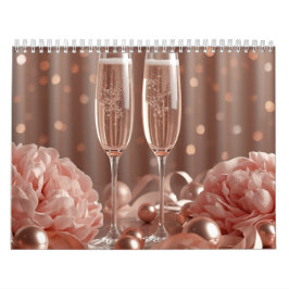 happy new year 2026 champagne glow kalender