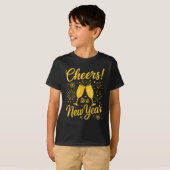 Happy New Year 2026 Cheers To A New Year Fireworks T-Shirt (Vorne ganz)