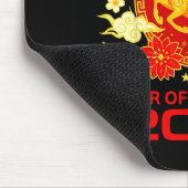 Happy New Year 2026 Chinese New Year Horse Zodiac Mousepad (Ecke)