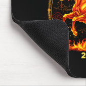 Happy New Year 2026 Chinese New Year Horse Zodiac Mousepad (Ecke)