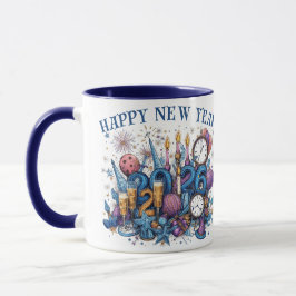 happy new year 2026 coffee mug tasse