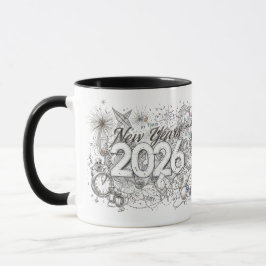 happy new year 2026 coffee mug tasse
