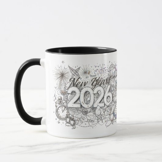 happy new year 2026 coffee mug tasse (Links)