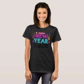 Happy New Year 2026 Colorful Celebration Tee (Vorne ganz)