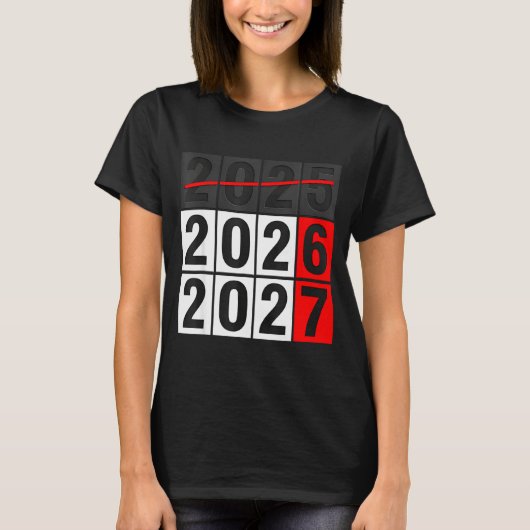 Happy New Year 2026 Coming Soon 2027 67 Meme Six S T-Shirt (Vorderseite)