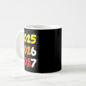 Happy New Year 2026 Coming Soon 2027 Funny 67 Meme Kaffeetasse (Vorderseite Links)