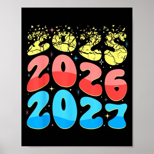 Happy New Year 2026 Coming Soon 2027 Funny 67 Meme Poster (Vorne)