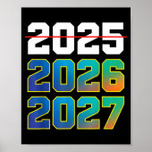 Happy New Year 2026 Coming Soon 2027 Funny 67 Meme Poster (Vorne)