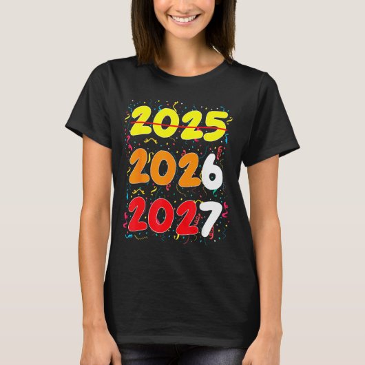 Happy New Year 2026 Coming Soon 2027 Funny 67 Meme T-Shirt (Vorderseite)