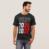 Happy New Year 2026 Coming Soon 2027 Funny 67 Meme T-Shirt (Vorne ganz)