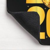 Happy New Year 2026 Coquette Bow Disco Ball New Ye Mousepad (Ecke)
