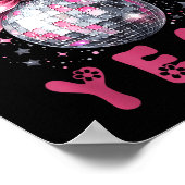 Happy New Year 2026 Coquette Nk Bow Disco Ball Wom Poster (Ecke)