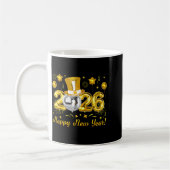 Happy New Year 2026 Countdown Party Balloons Firew Kaffeetasse (Links)