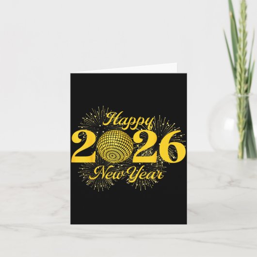 Happy New Year 2026 Countdown Party Trip Matching  Karte (Vorderseite)