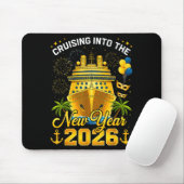Happy New Year 2026 Cruising Into The New Year 202 Mousepad (Mit Mouse)